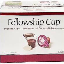 (1회용 성찬기) 펠로우쉽 컵 성찬키트 (500개/100개)  : 일회용 컵 성찬용 포도주스 와플
